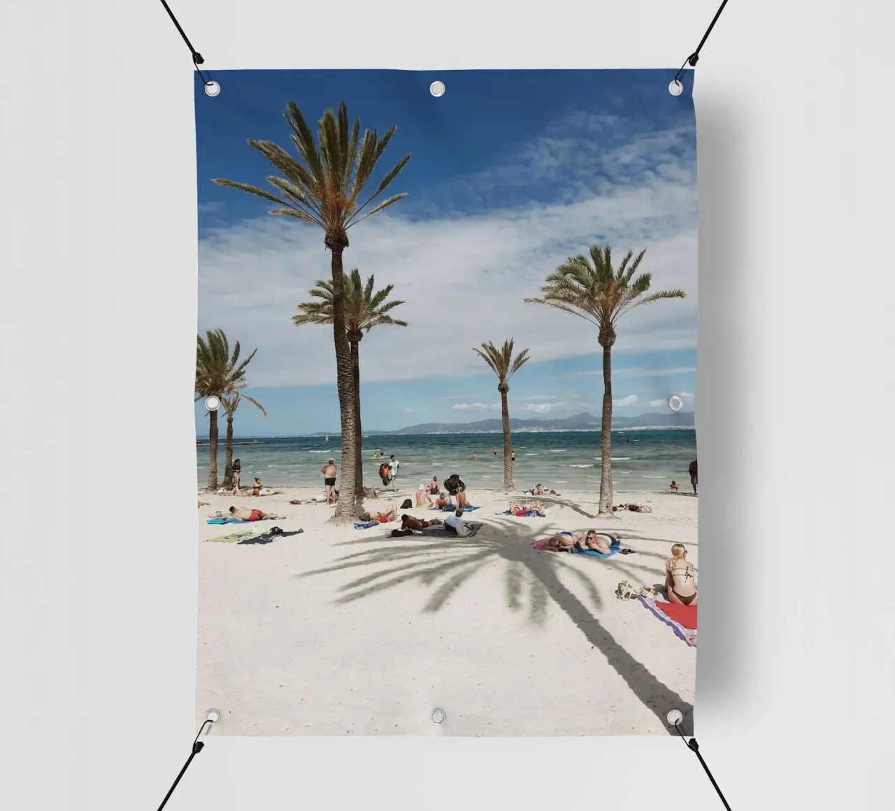Mediterranean Beach View telo in pvc da Les Meravelles