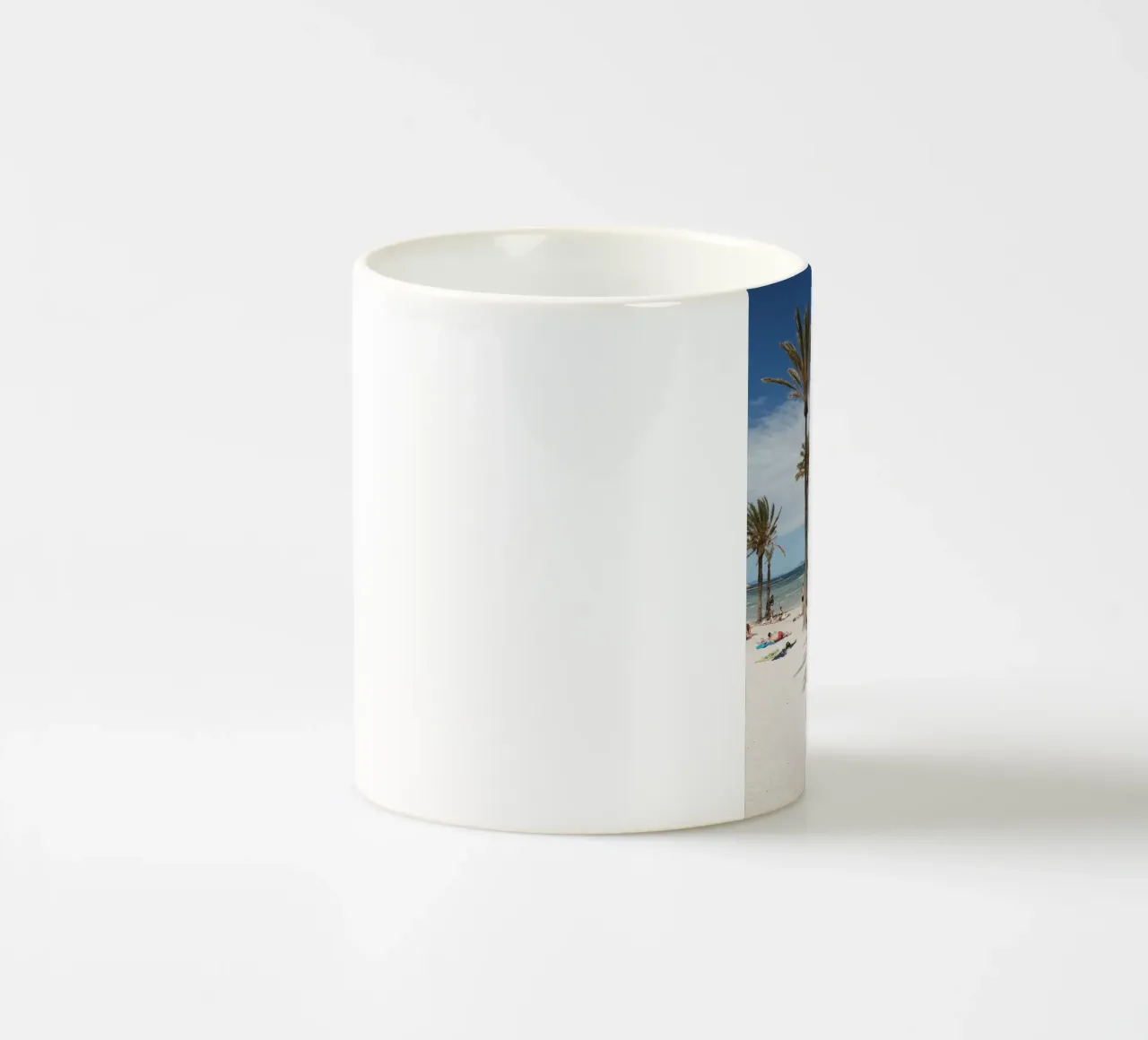Mediterranean Beach View tazza in ceramica da Les Meravelles