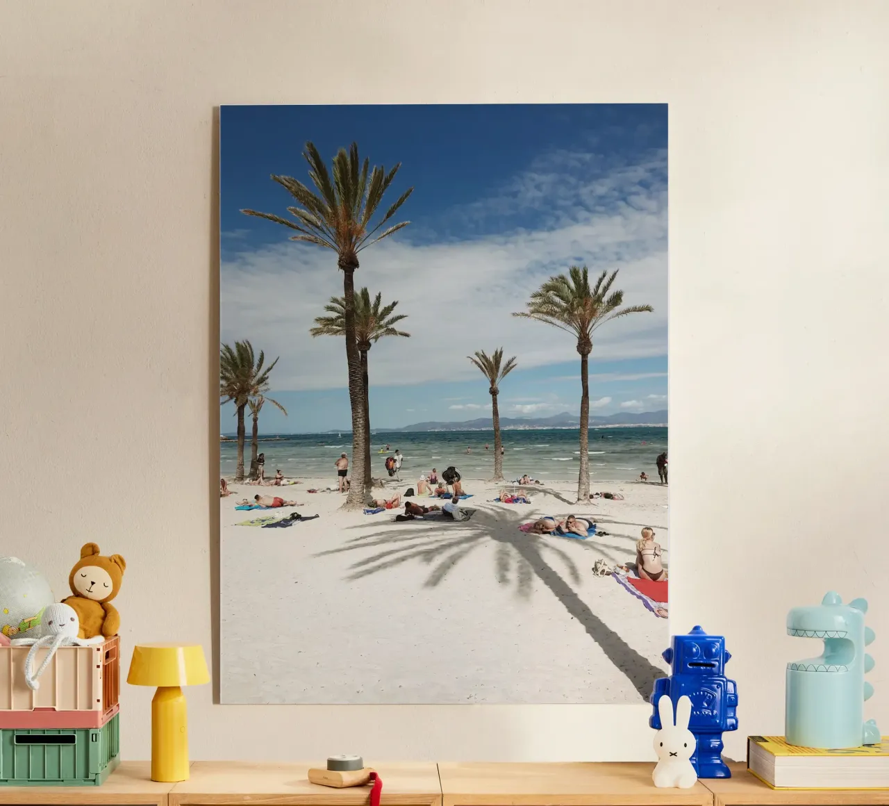 Mediterranean Beach View plexiglass da Les Meravelles