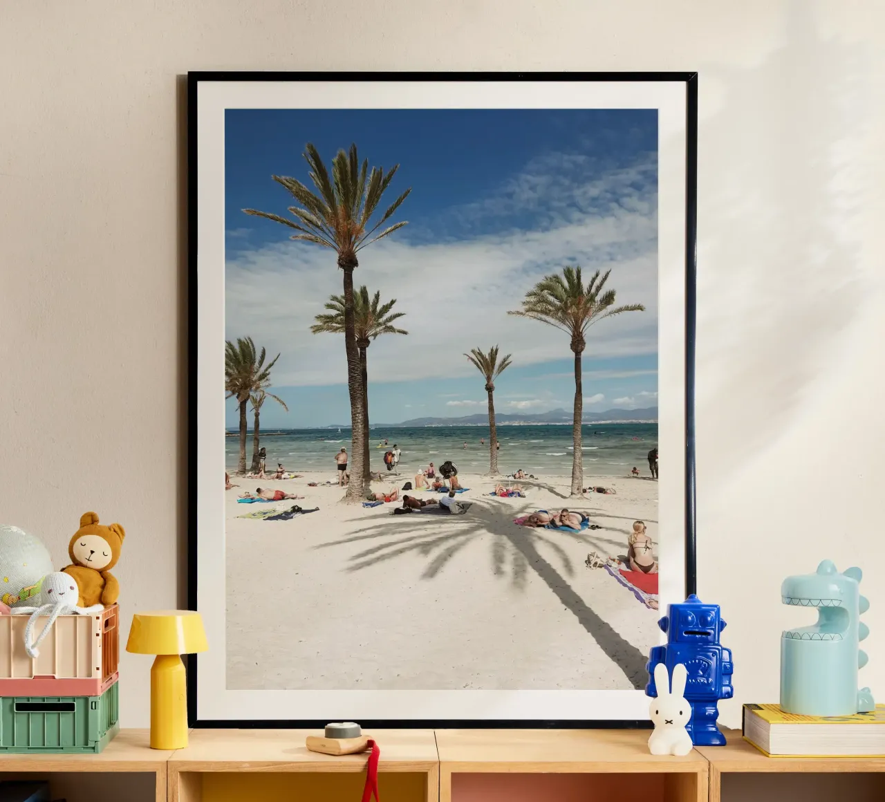 Mediterranean Beach View carta hahnemühle da Les Meravelles