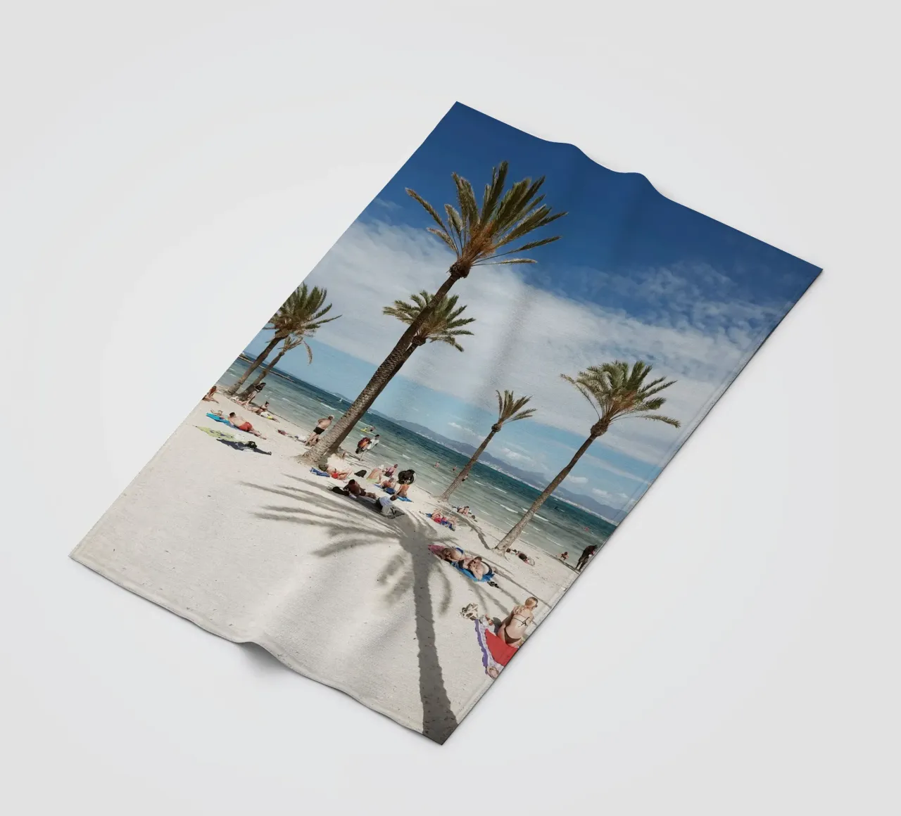 Mediterranean Beach View coperta in pile da Les Meravelles