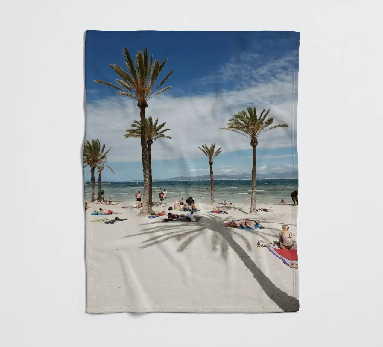 Mediterranean Beach View coperta in pile da Les Meravelles
