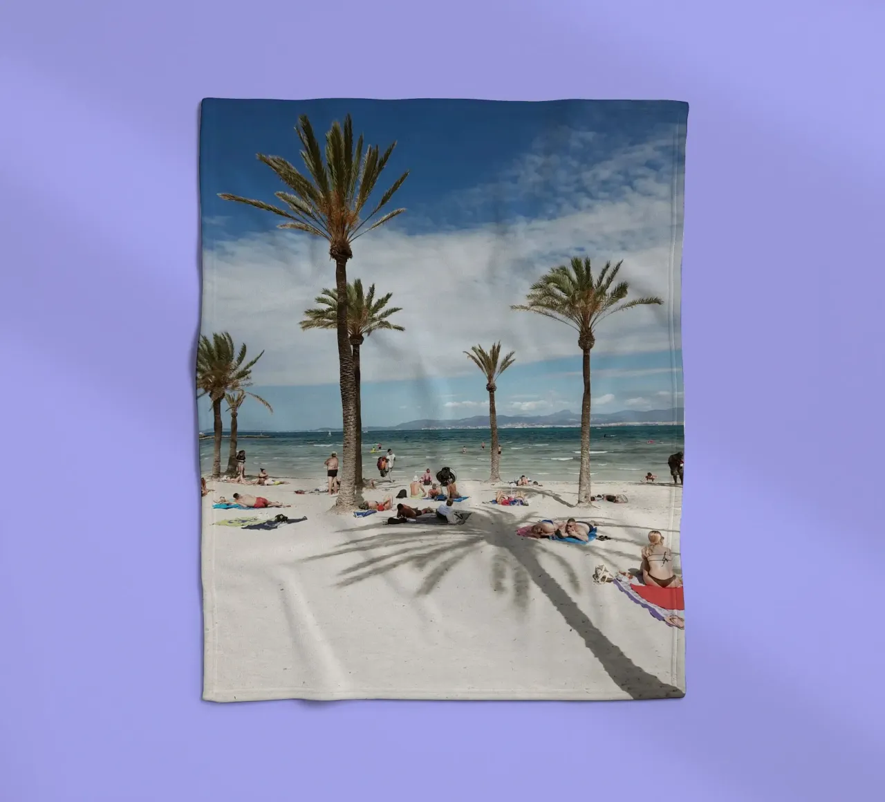 Mediterranean Beach View coperta in pile da Les Meravelles