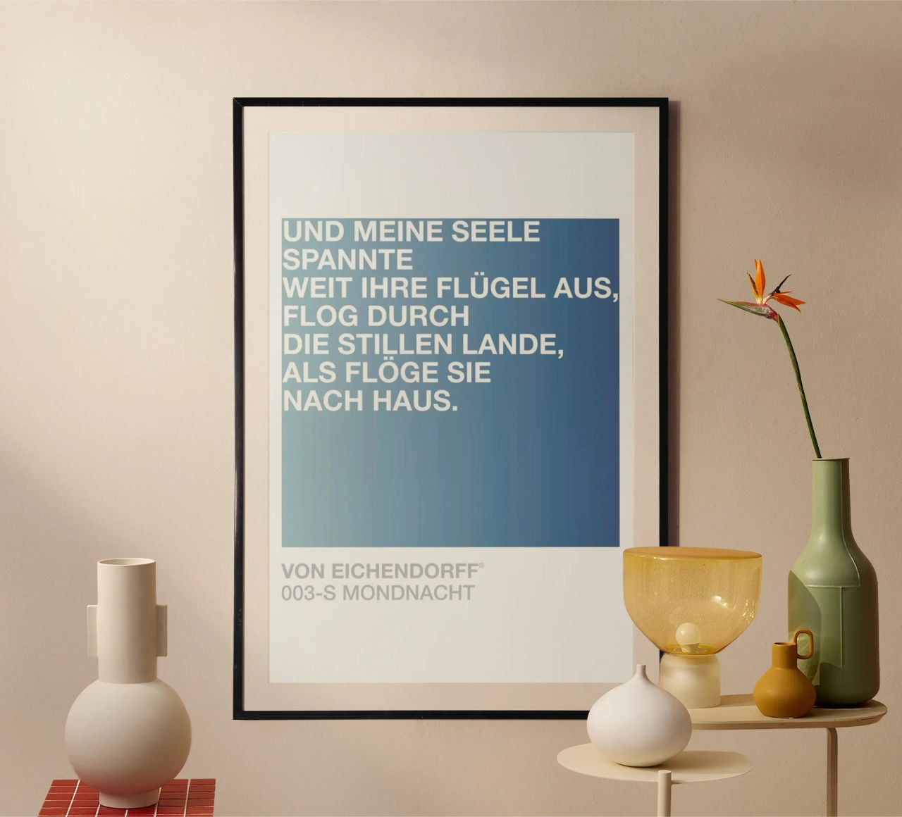 Mondnacht Light 03 Poster von UN-TYPISCH