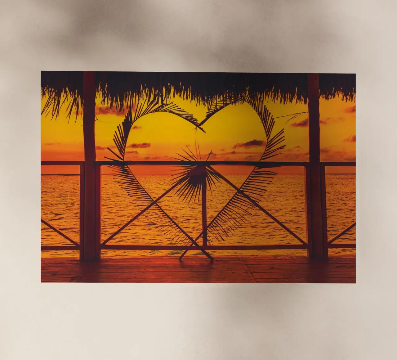 Cuore d'oro pellicola backlit da Dave Hare Photography