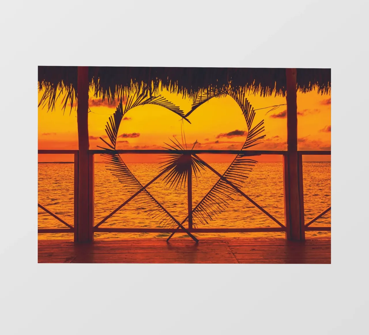 Cuore d'oro pellicola backlit da Dave Hare Photography