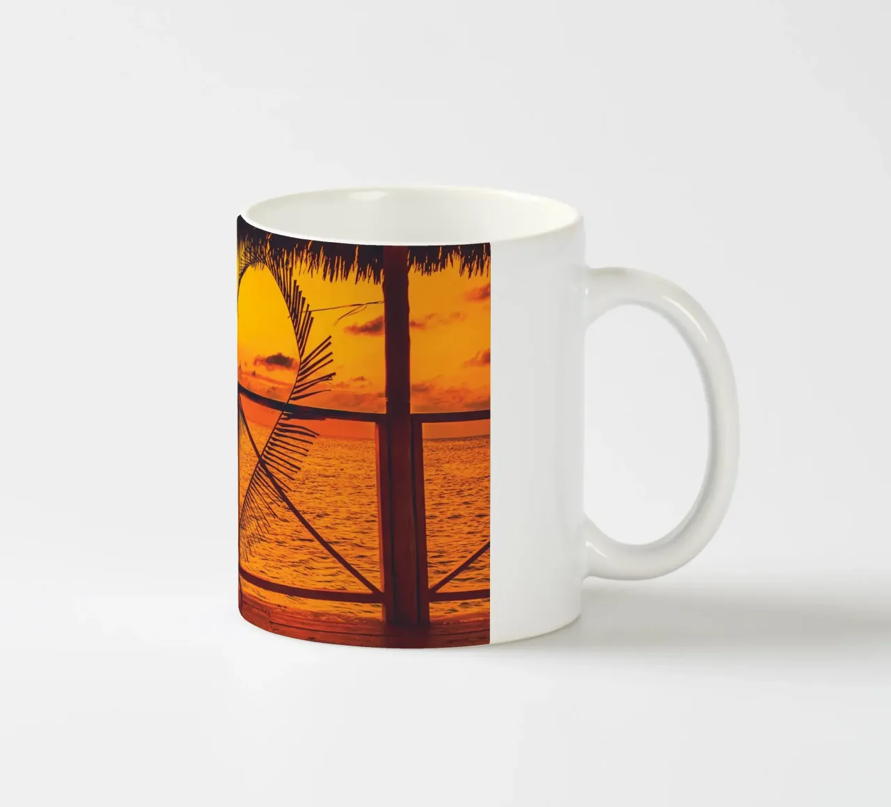 Cuore d'oro tazza in ceramica da Dave Hare Photography
