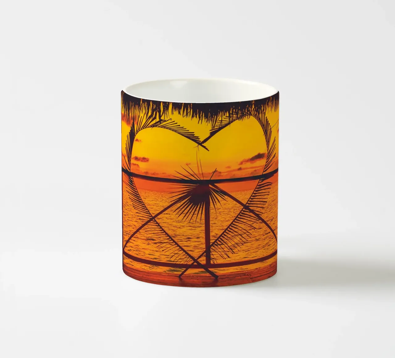 Cuore d'oro tazza in ceramica da Dave Hare Photography