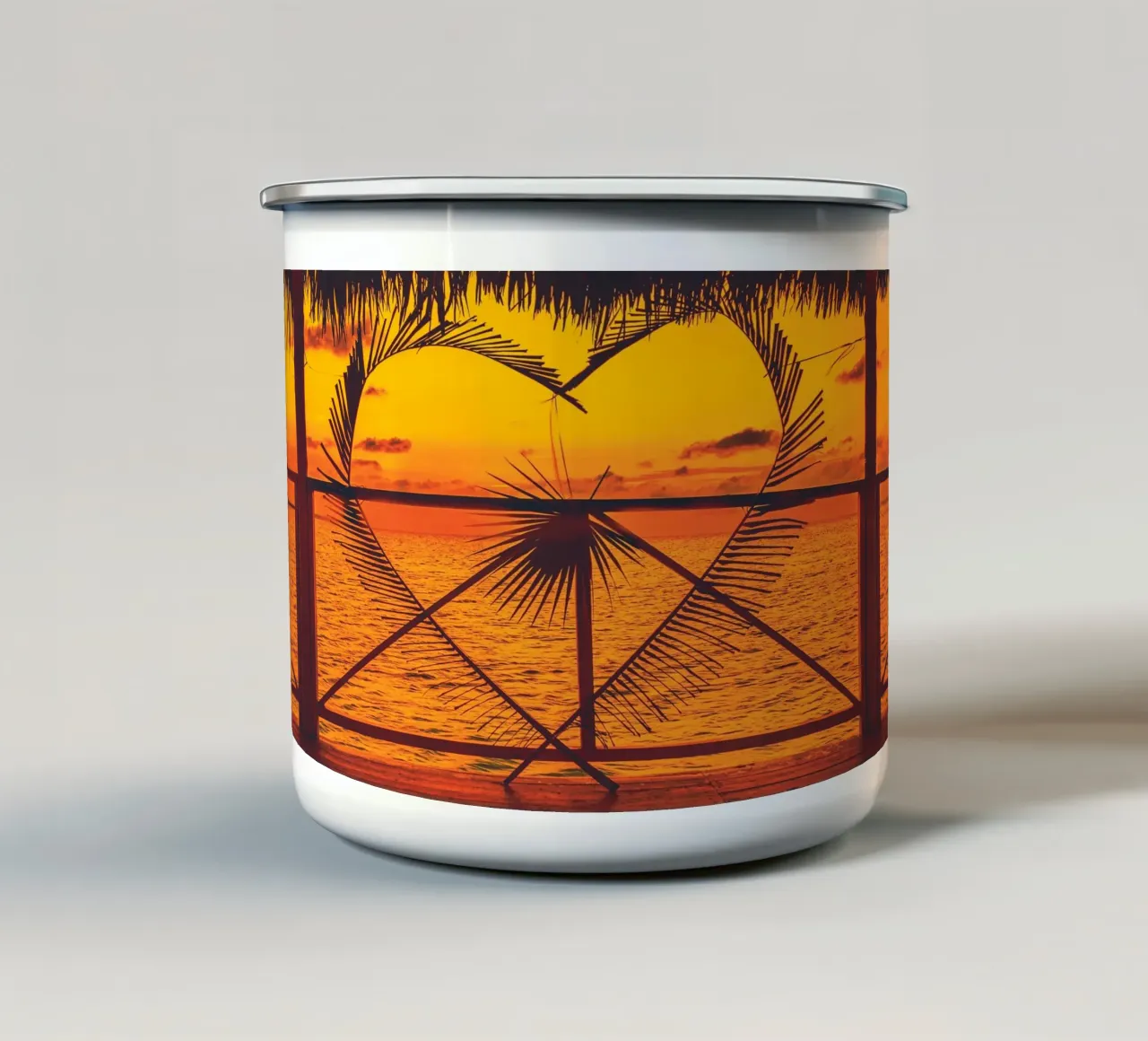 Cuore d'oro tazza in smalto da Dave Hare Photography