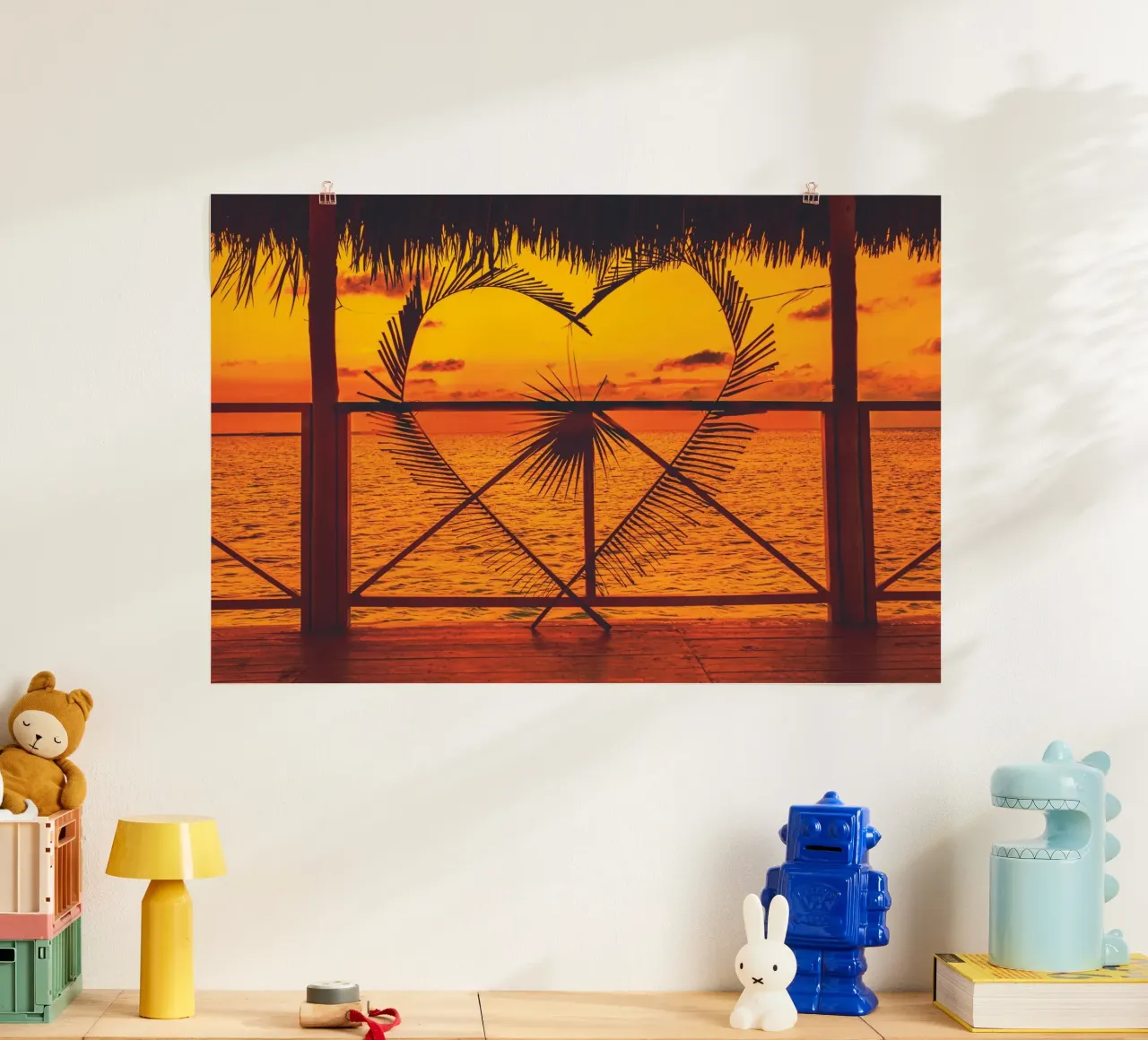 Cuore d'oro poster da Dave Hare Photography