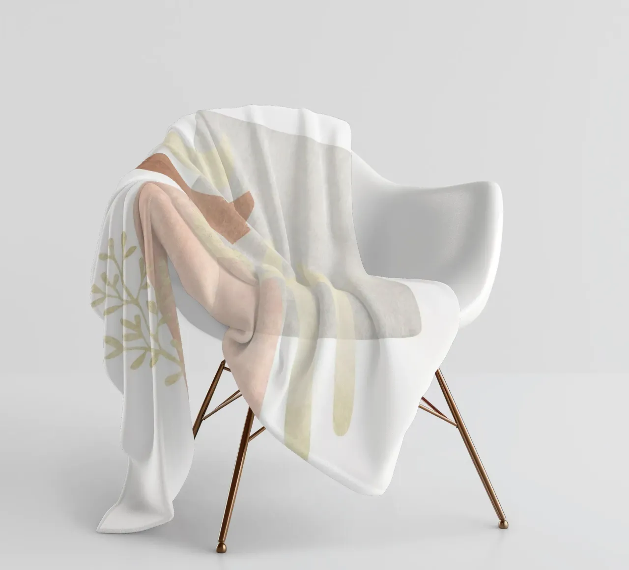 Forme astratte - minimalismo boho coperta in pile da Whole©