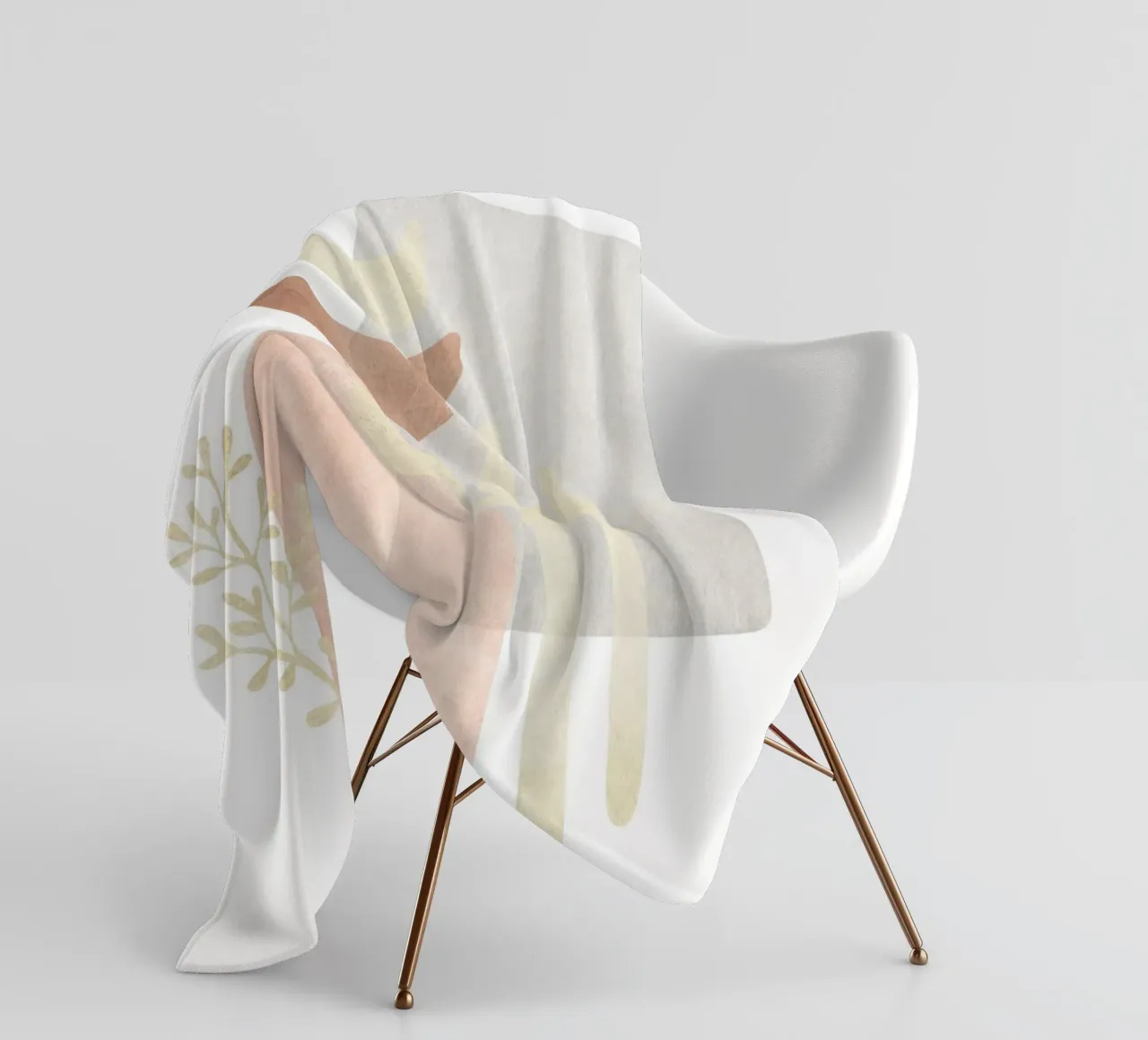 Forme astratte - minimalismo boho coperta in pile da Whole©