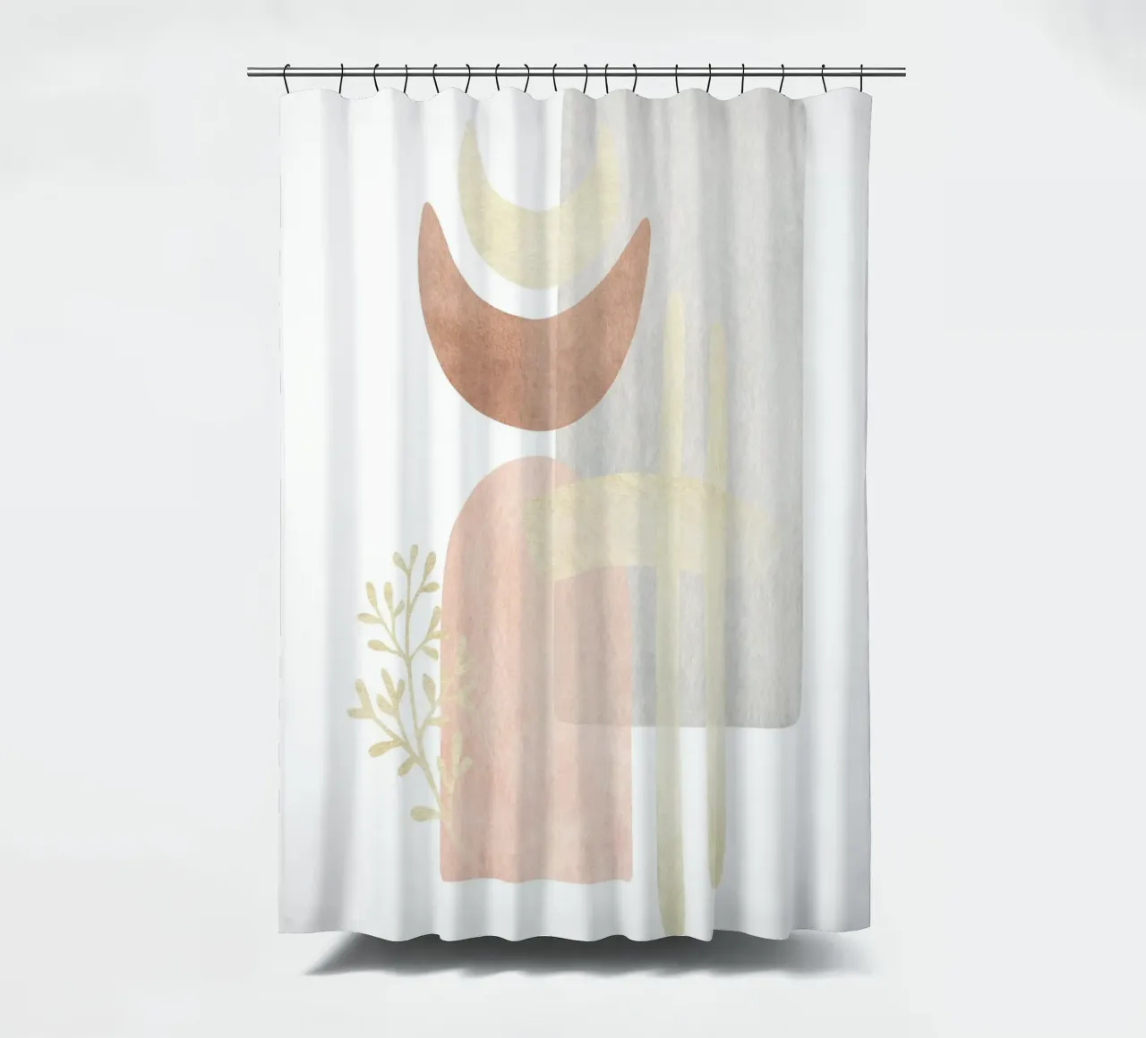 Forme astratte - minimalismo boho tenda da doccia da Whole©