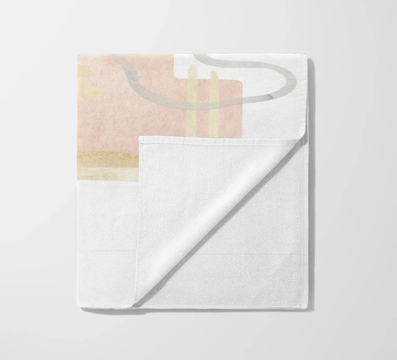 Monstera Abstract - Boho Style beach towel by Whole©