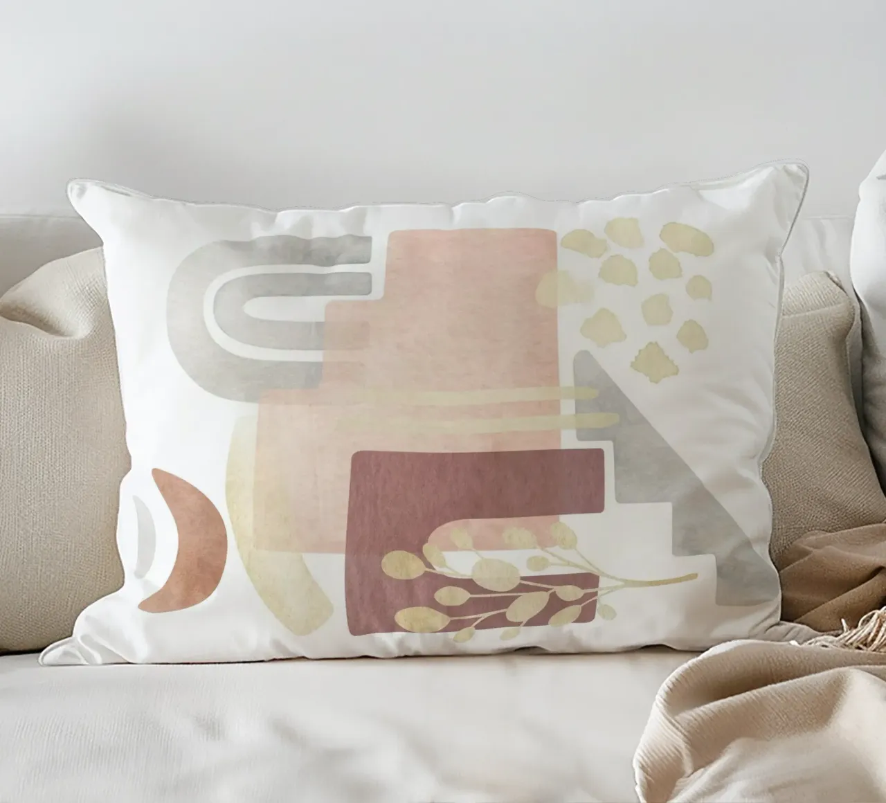 Forme astratte - Arte Boho cuscino da Whole©