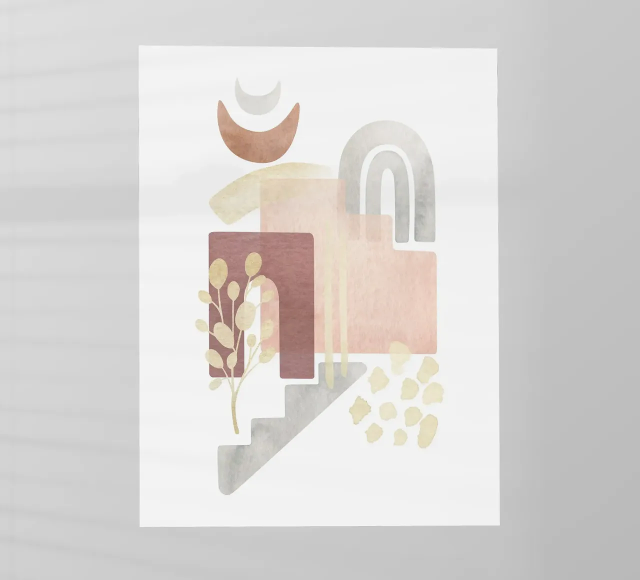Forme astratte - Arte Boho pellicola backlit da Whole©