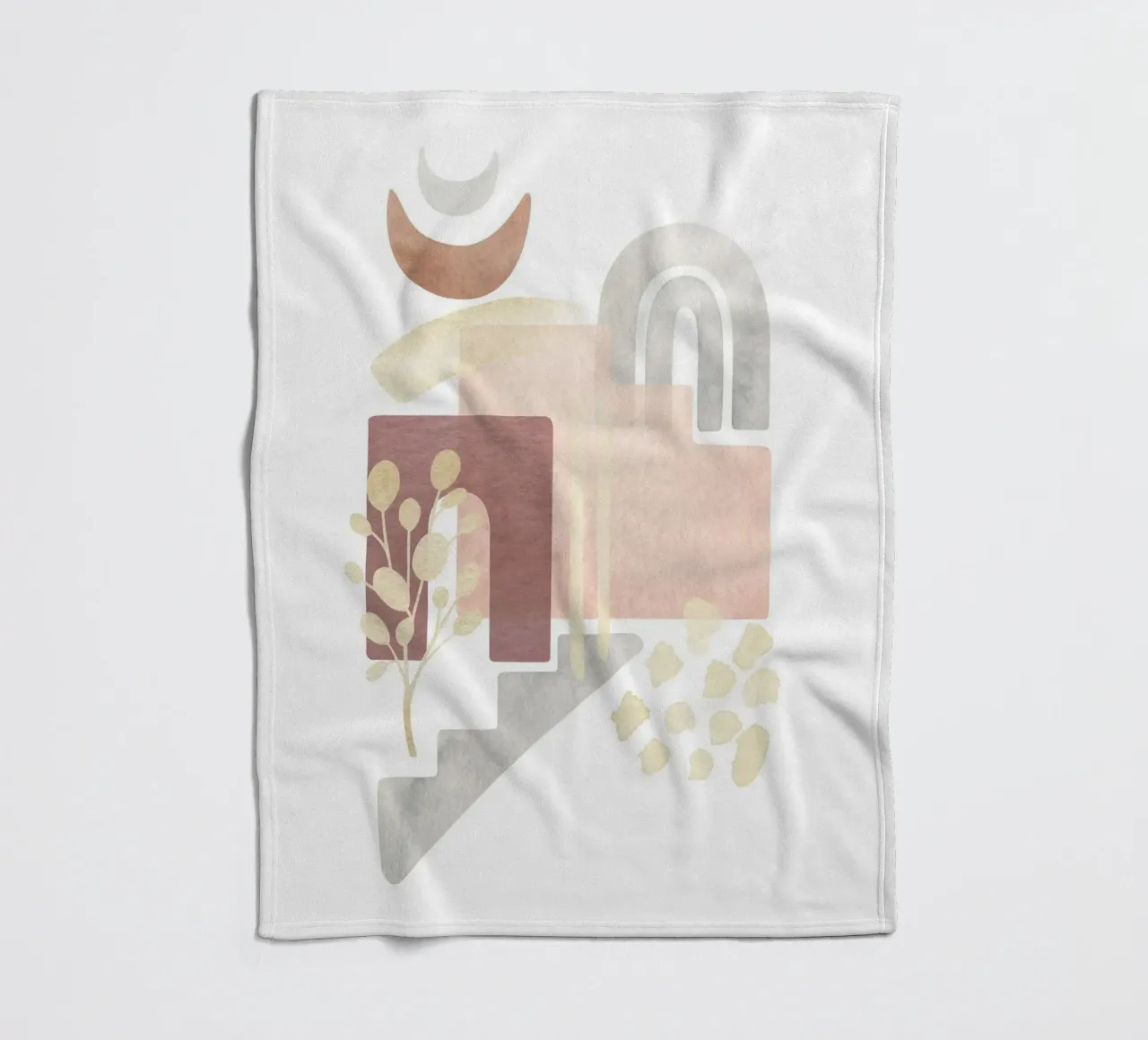 Forme astratte - Arte Boho coperta in pile da Whole©
