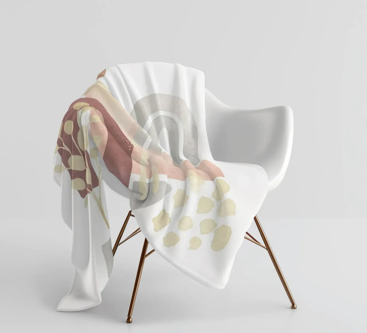 Forme astratte - Arte Boho coperta in pile da Whole©