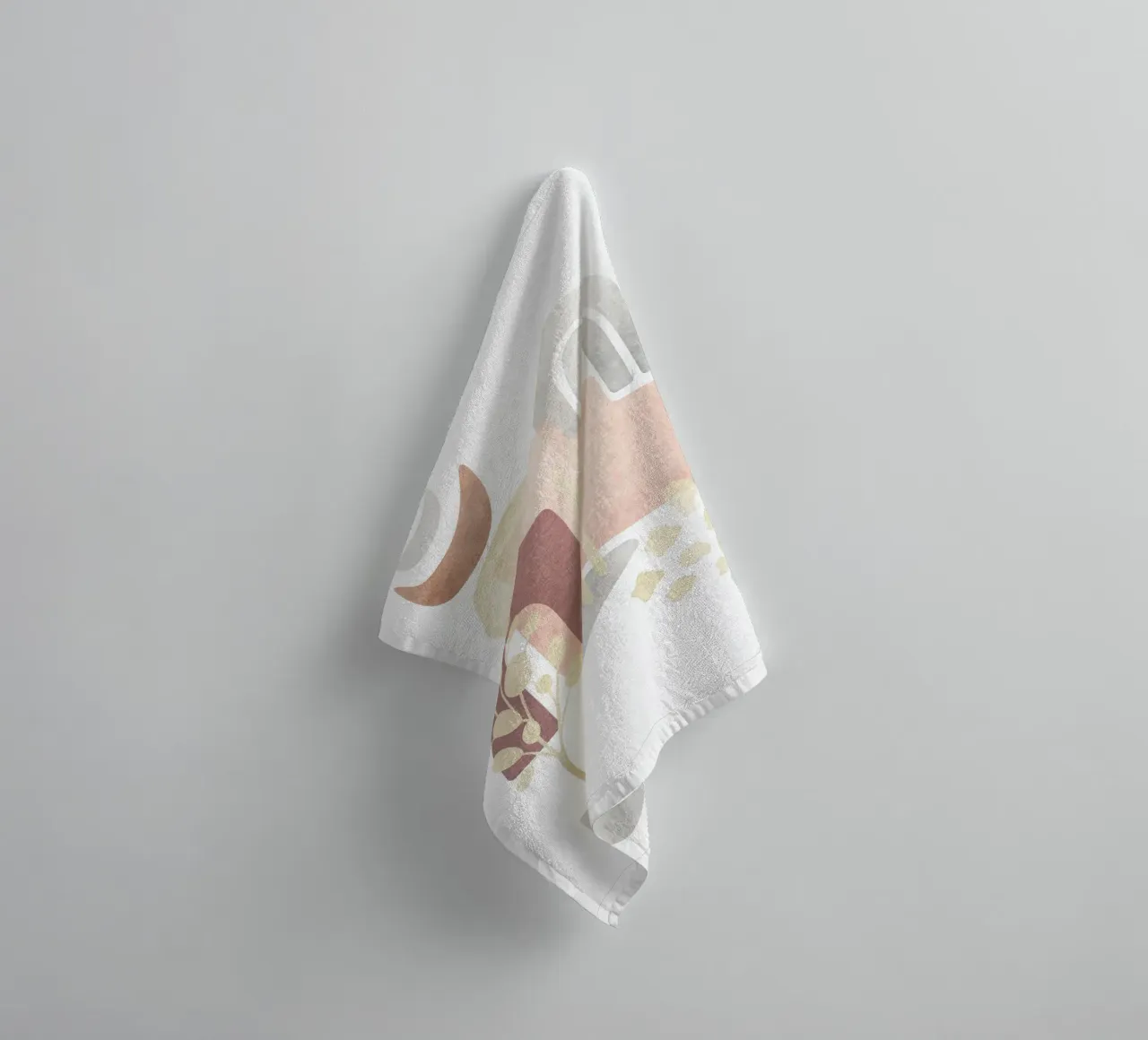 Abstract shapes - Boho art towel by Whole©