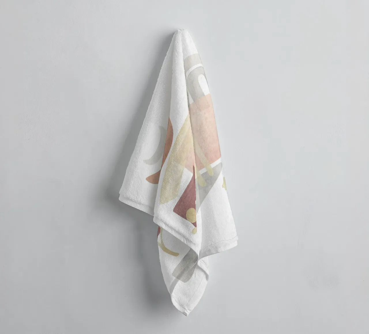 Abstract shapes - Boho art towel by Whole©