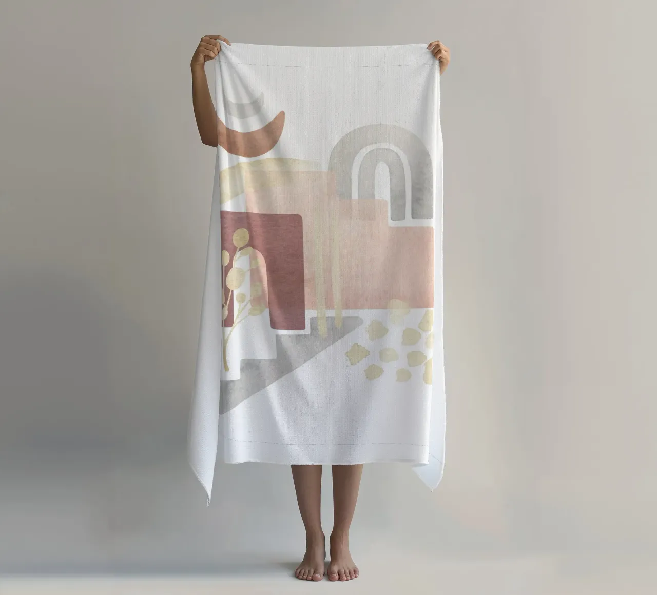 Forme astratte - Arte Boho telo mare da Whole©