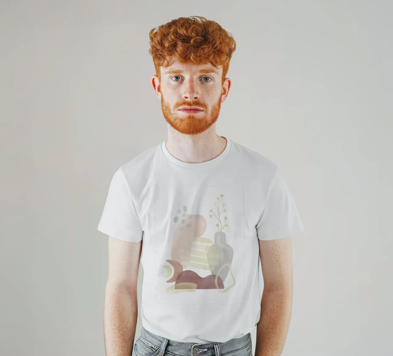 Vaso Abstrakte - Boho Art t-shirt da Whole©
