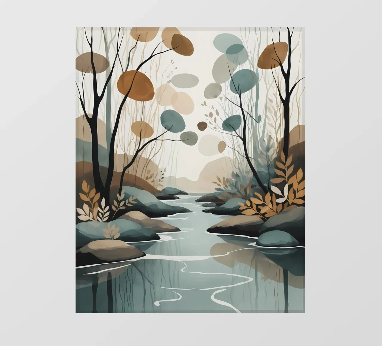 Ruscello sereno telo in pvc da Artistic-shop