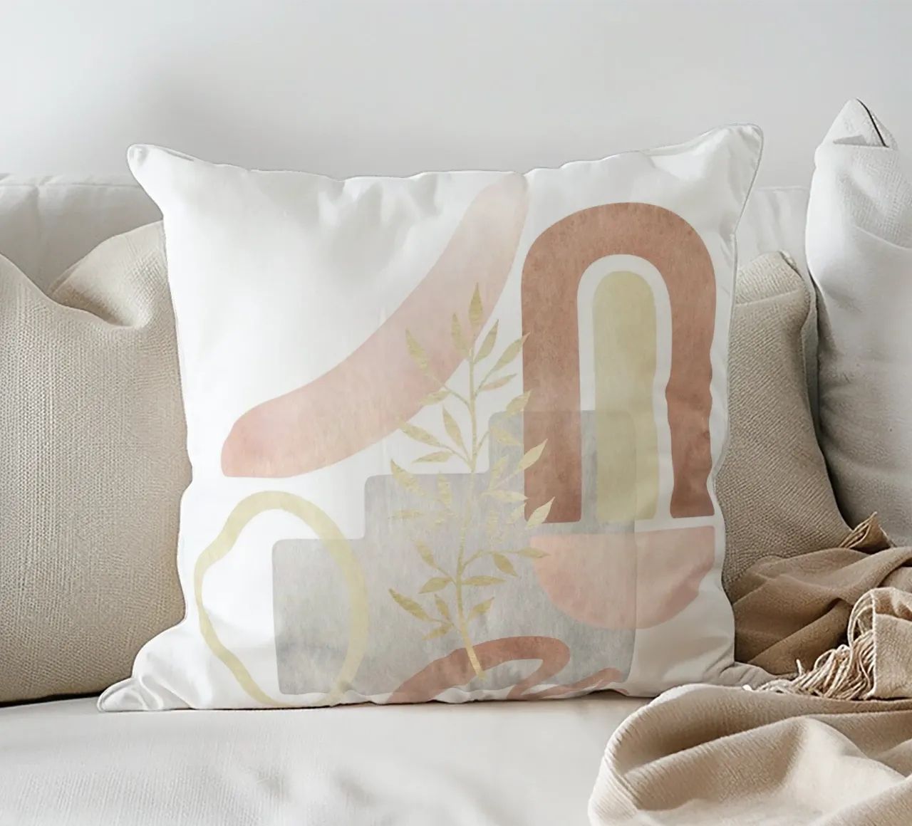 Forme astratte - armonia boho cuscino da Whole©