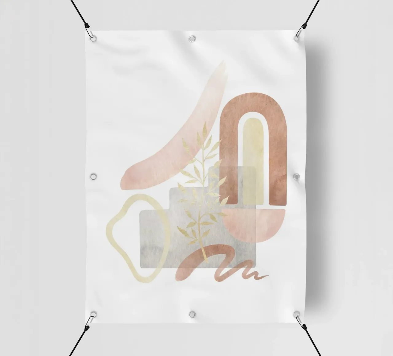 Forme astratte - armonia boho telo in pvc da Whole©