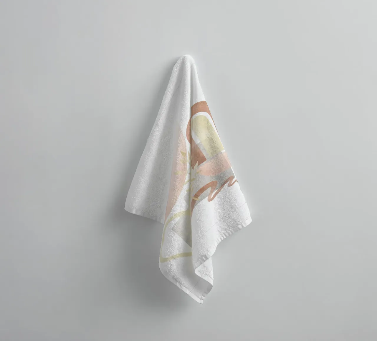 Abstract shapes - boho harmony towel by Whole©