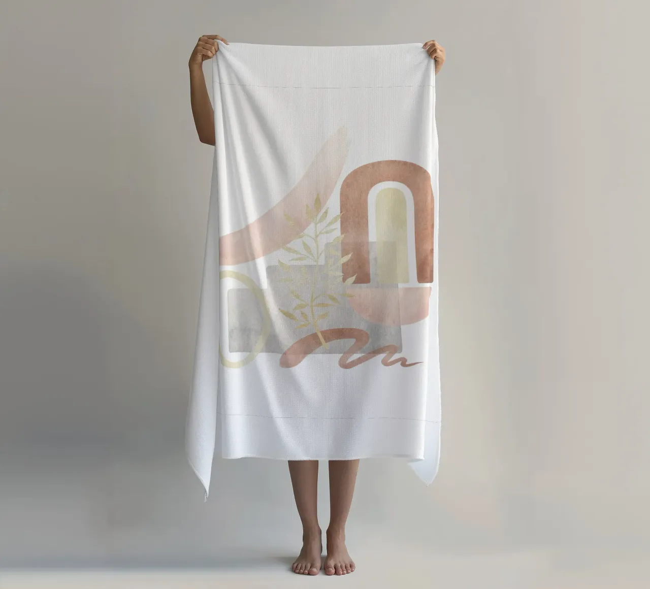 Forme astratte - armonia boho telo mare da Whole©