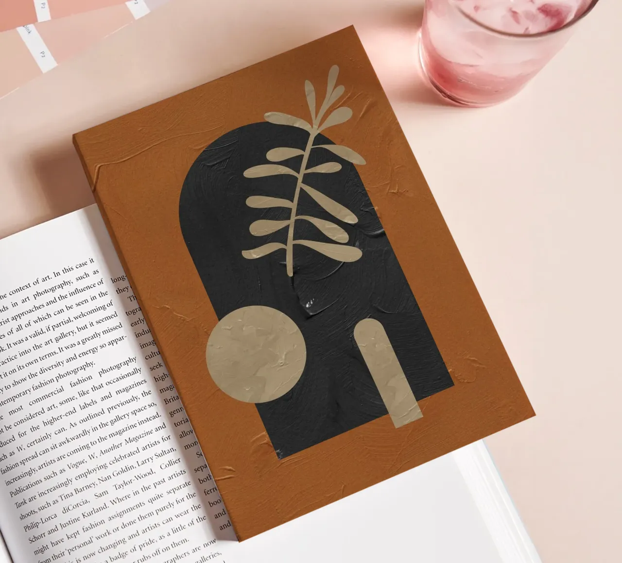 Earth and Structure - Abstract Composition notebook by Whole©