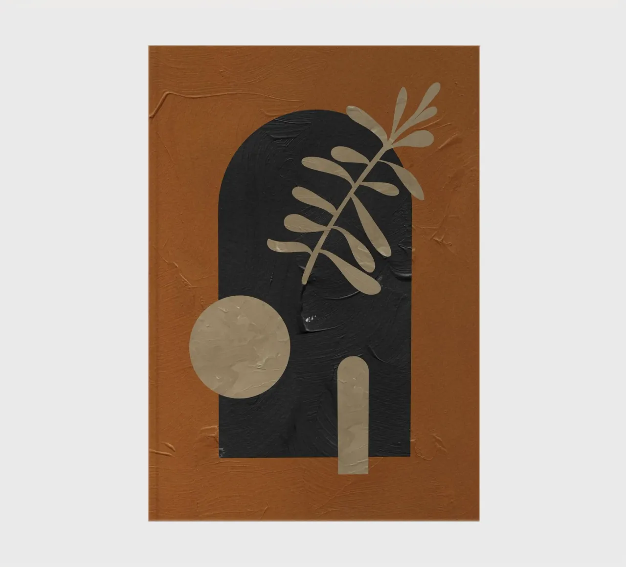 Earth and Structure - Abstract Composition notebook by Whole©