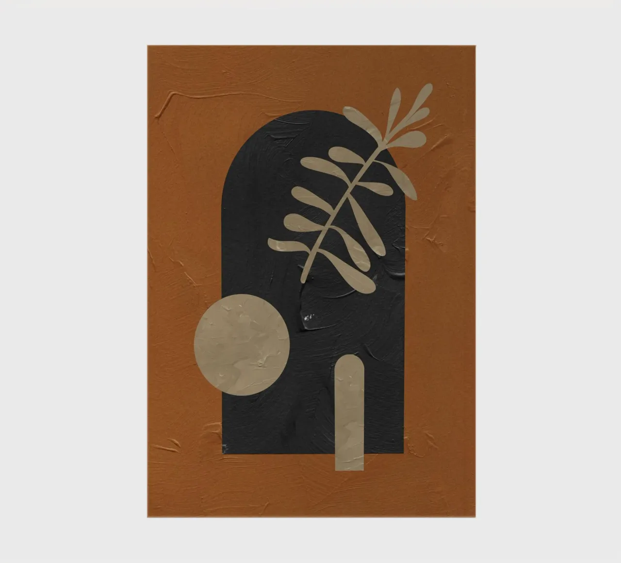 Earth and Structure - Abstract Composition notebook by Whole©