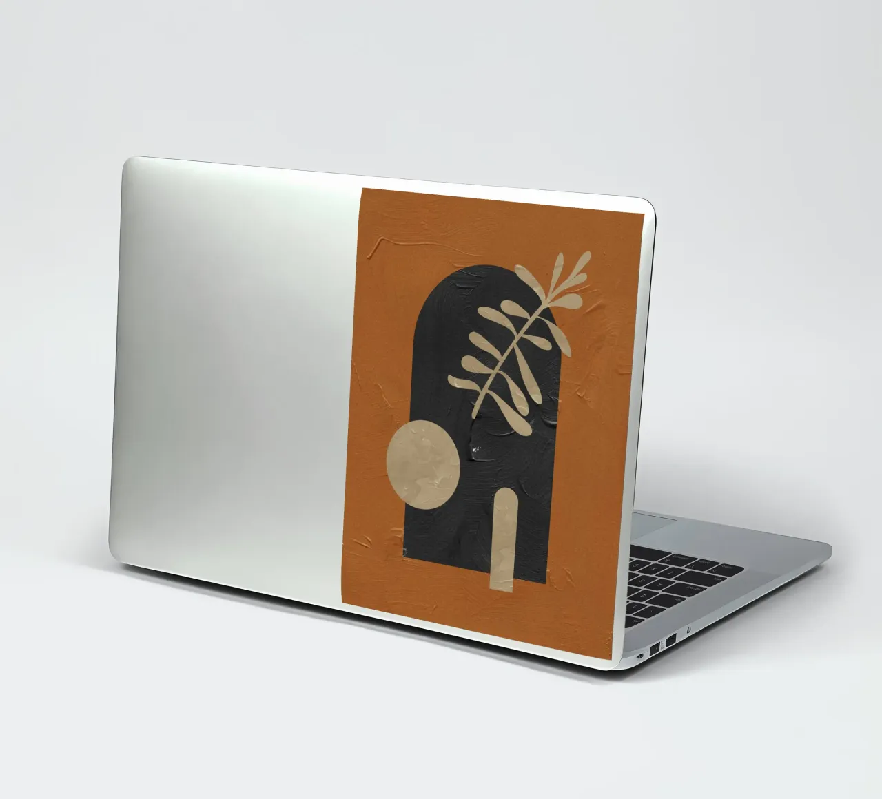 Aarde en structuur - Abstracte compositie sticker van Whole©