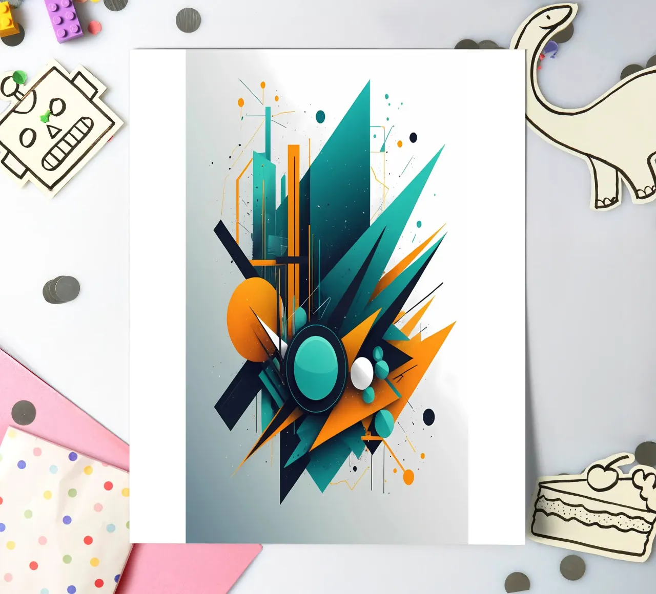 Urban Abstract Stickerbogen von Artistic-shop