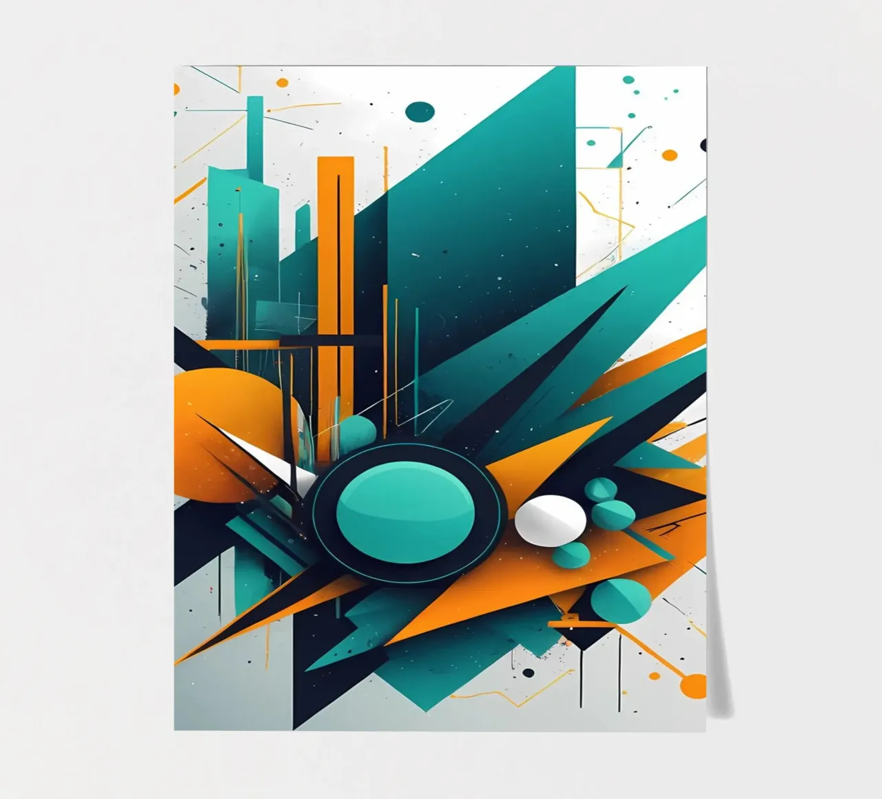 Urban Abstract Stickerbogen von Artistic-shop