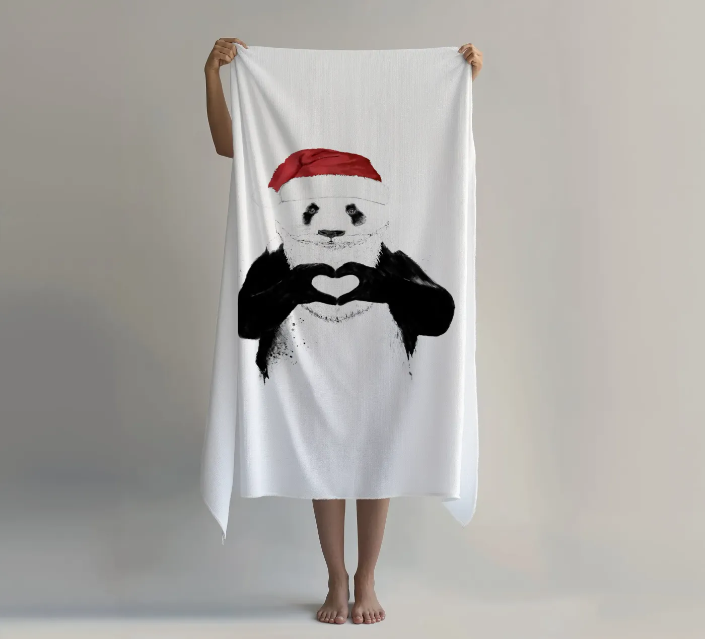 Santa Panda telo mare da Balazs Solti