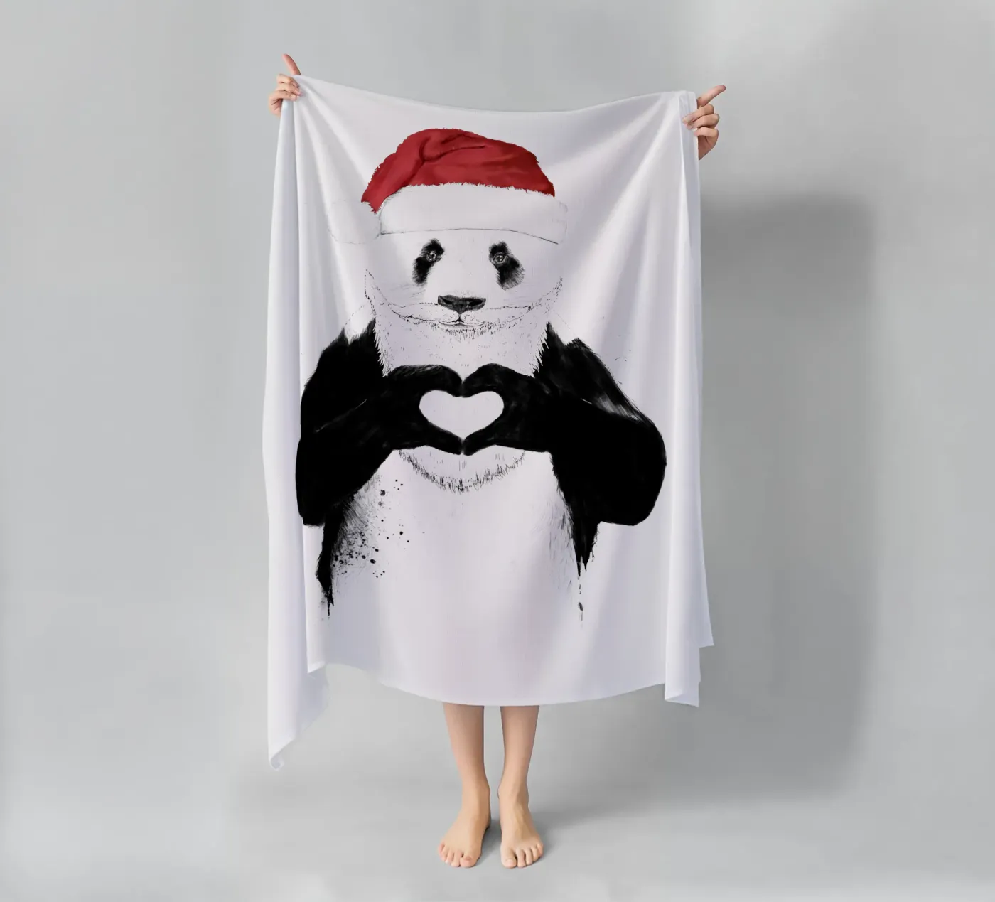 Santa Panda telo mare da Balazs Solti