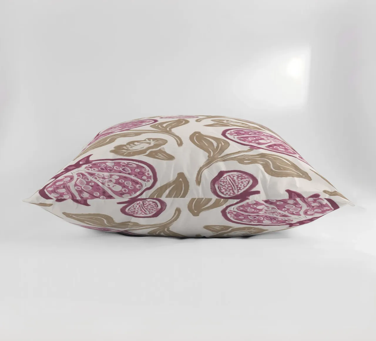 Pomegranates Pattern cuscino da anisillustration