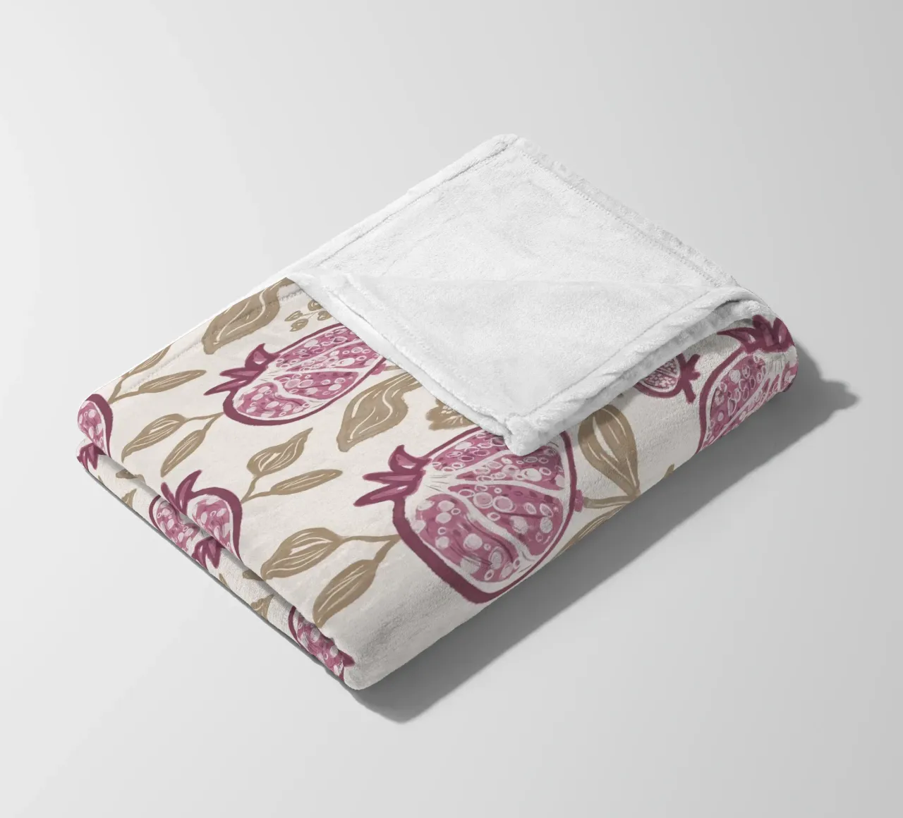 Pomegranates Pattern coperta in pile da anisillustration