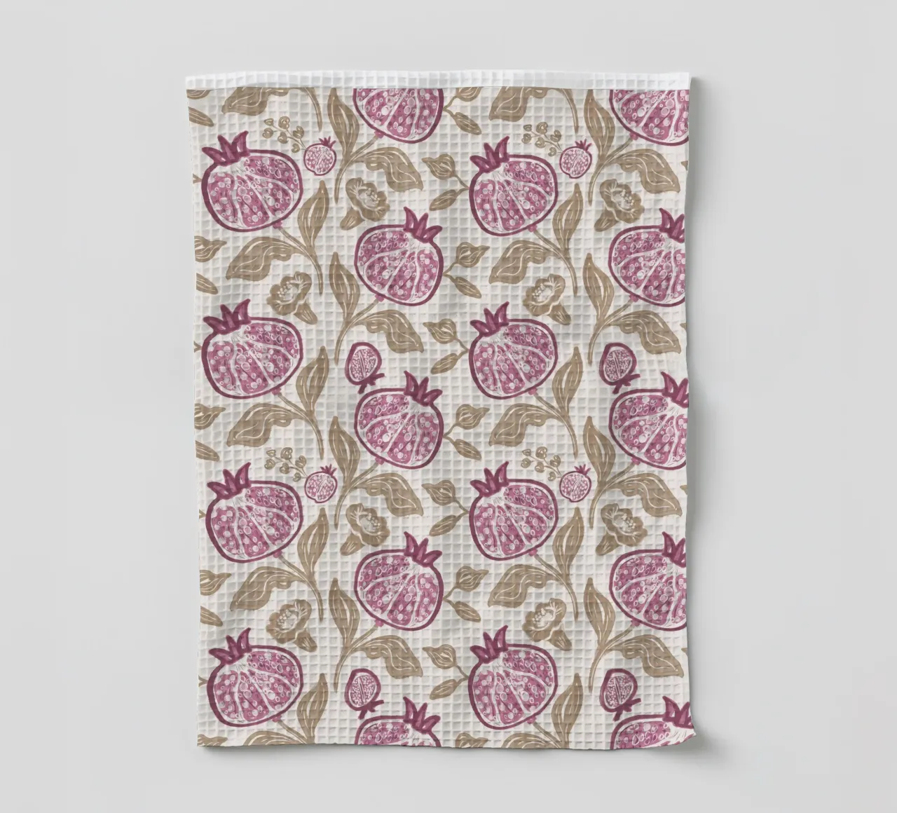 Pomegranates Pattern torchon de anisillustration