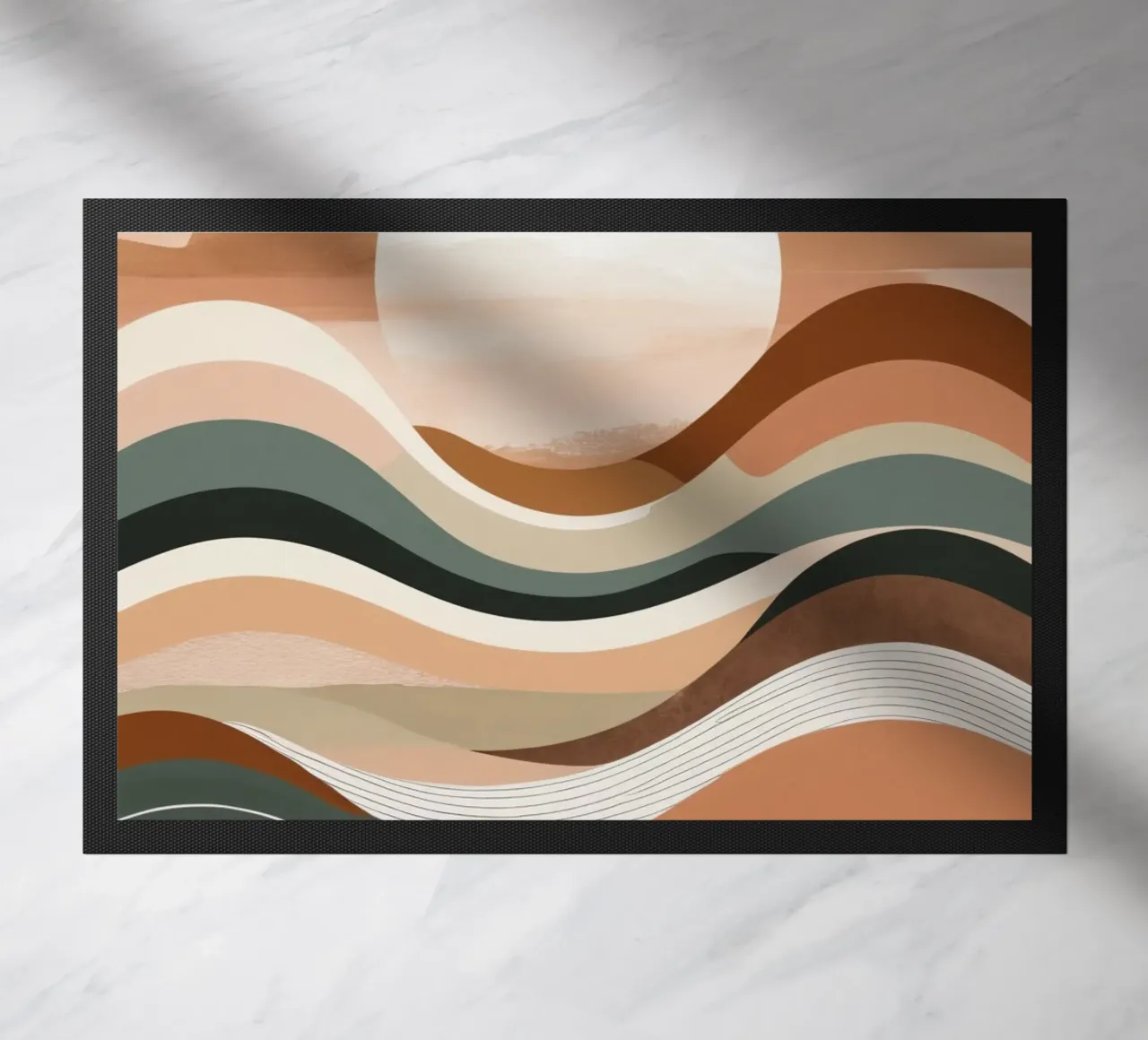 Orizzonti sereni al tramonto zerbino da Artistic-shop
