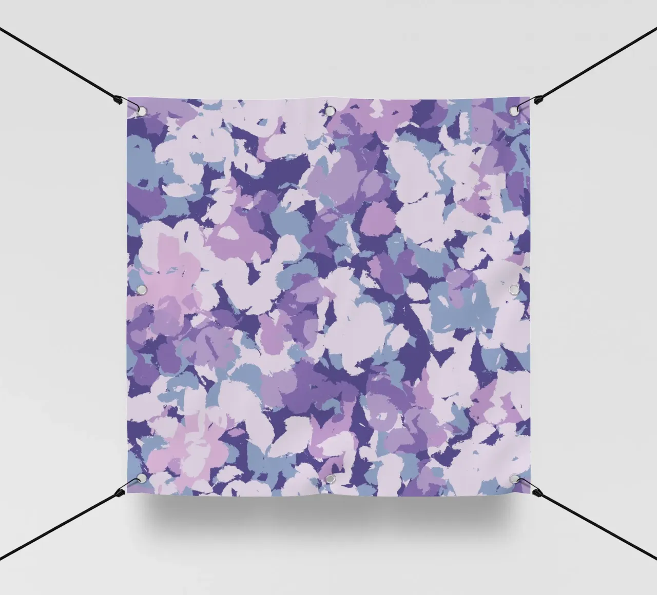 Purple Confetti Pattern telo in pvc da anisillustration