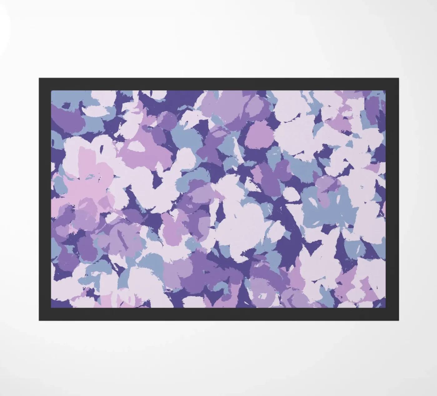 Purple Confetti Pattern Fußmatte von anisillustration
