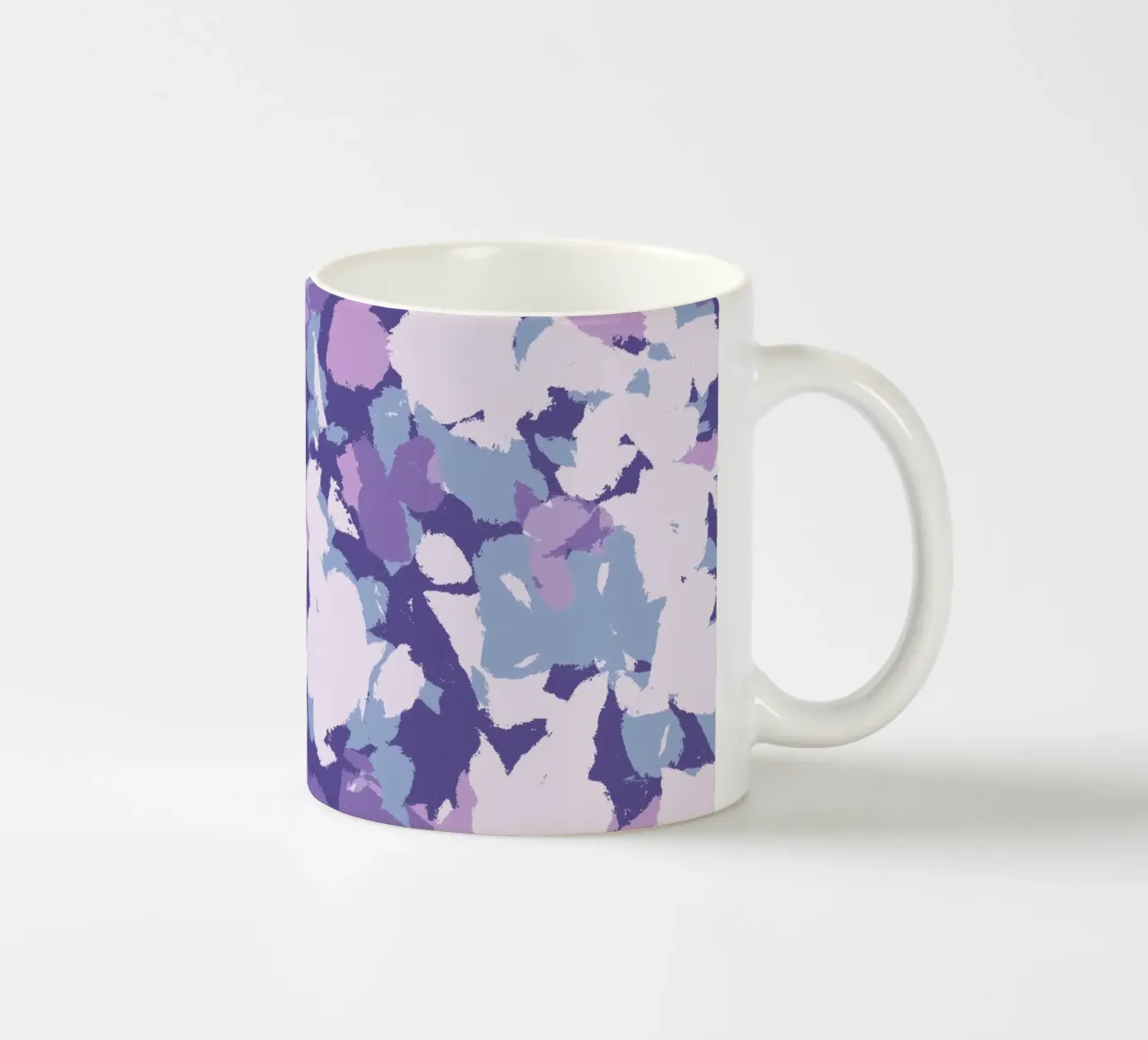Purple Confetti Pattern tazza in ceramica da anisillustration