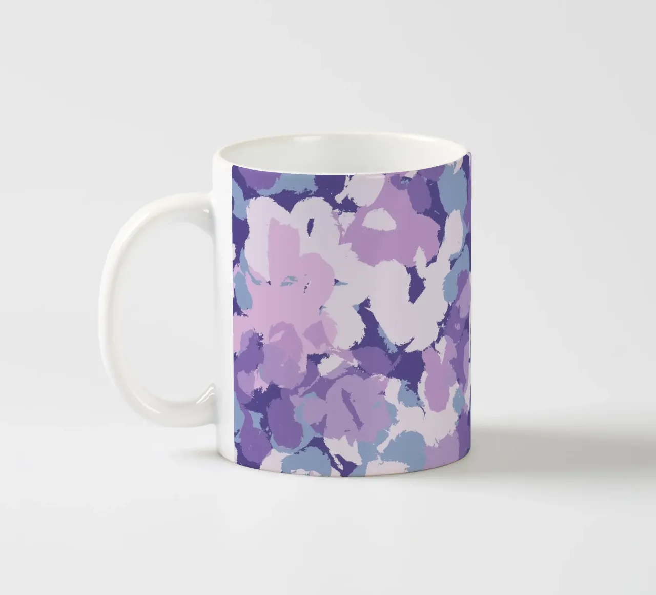 Purple Confetti Pattern tazza in ceramica da anisillustration