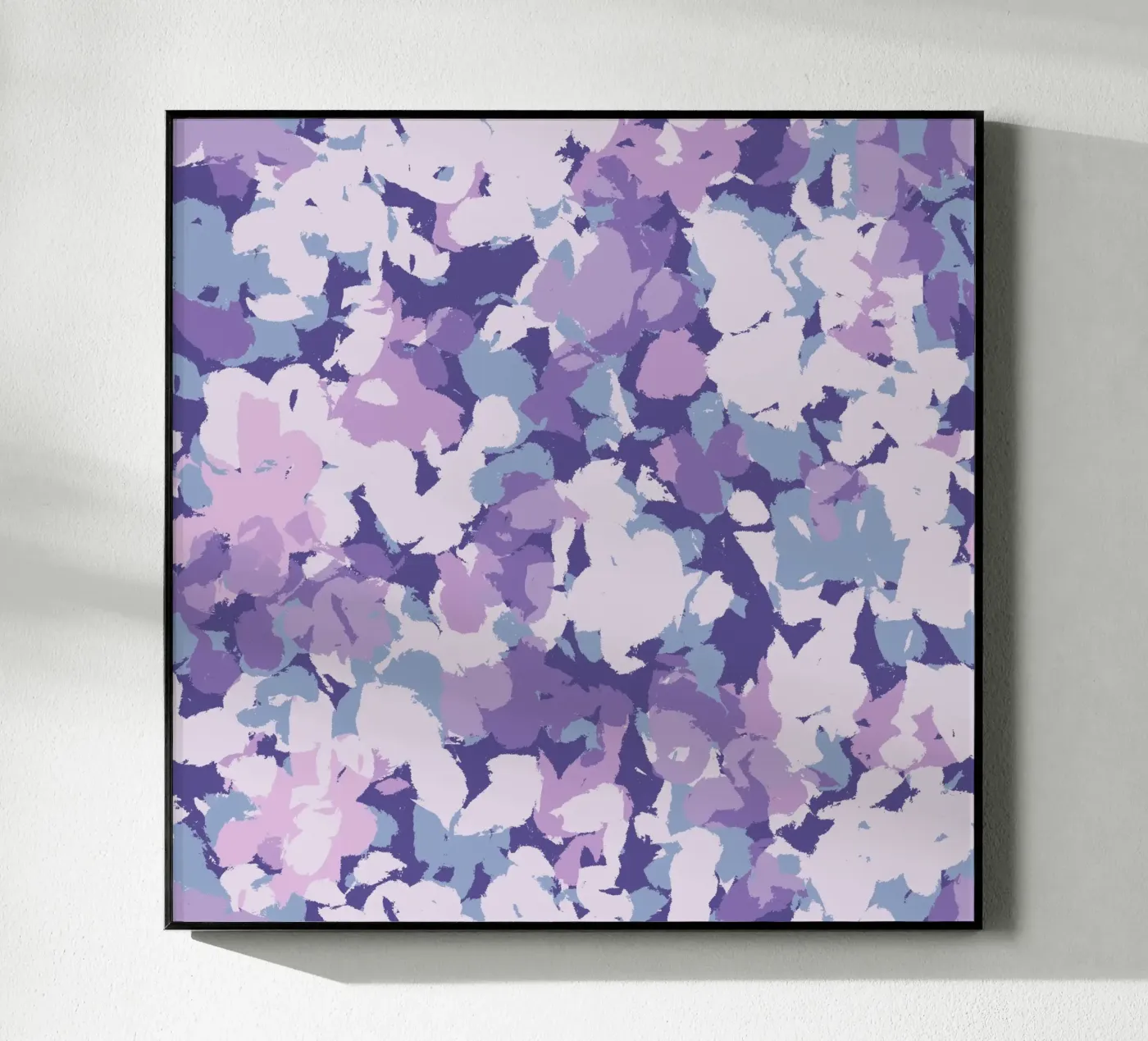 Purple Confetti Pattern Acryl-Glas von anisillustration