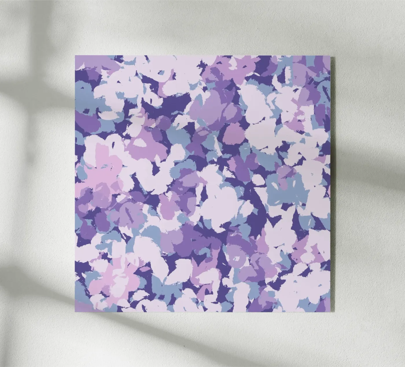 Purple Confetti Pattern Acryl-Glas von anisillustration
