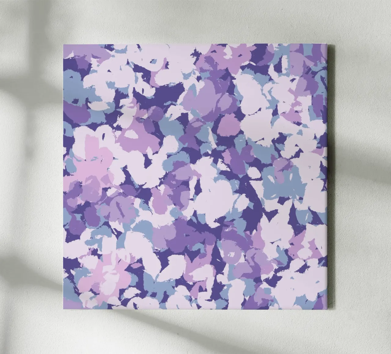 Purple Confetti Pattern canvas by anisillustration
